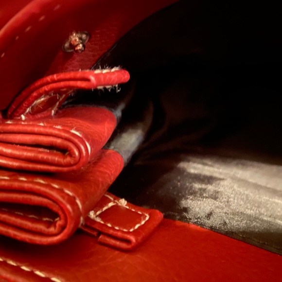 Non branded pleather shoulder bag brick red - Picture 11 of 16